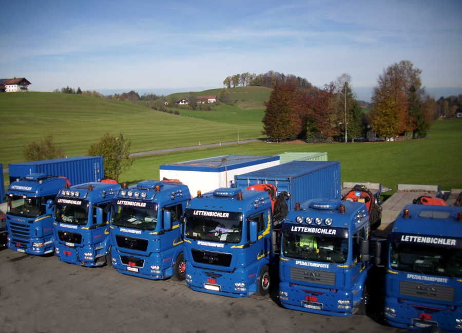 Transporte Lettenbichler GmbH Irschenberg | Spezialtransporte – Containertransporte - Krantransporte